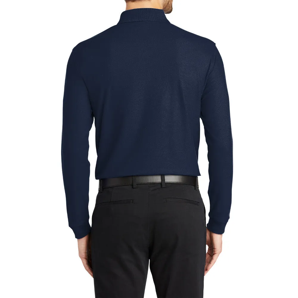 Men's Long Sleeve Core Classic Pique Polo
