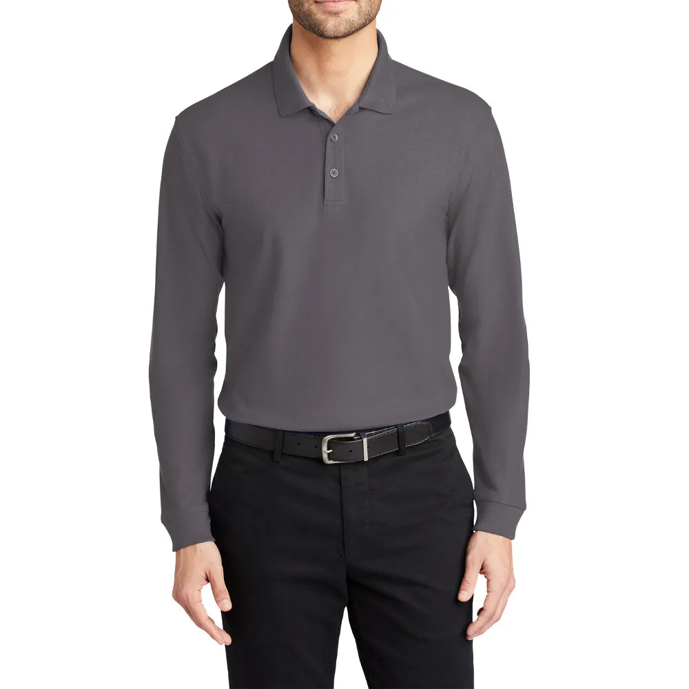 Men's Long Sleeve Core Classic Pique Polo