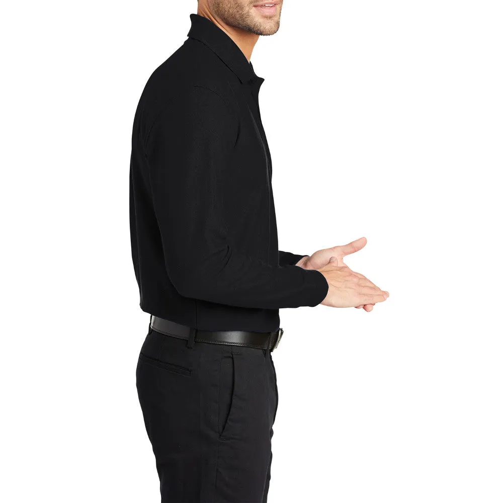 Men's Long Sleeve Core Classic Pique Polo