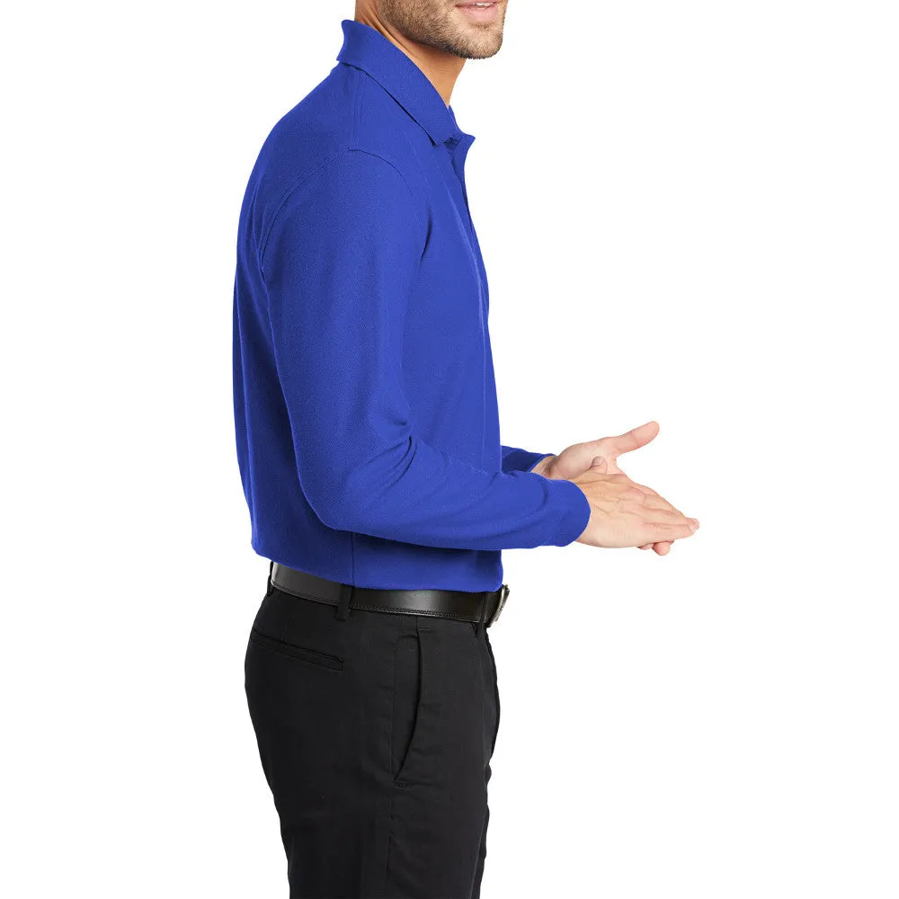 Men's Long Sleeve Core Classic Pique Polo