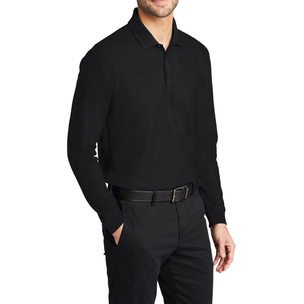 Men's Long Sleeve Core Classic Pique Polo