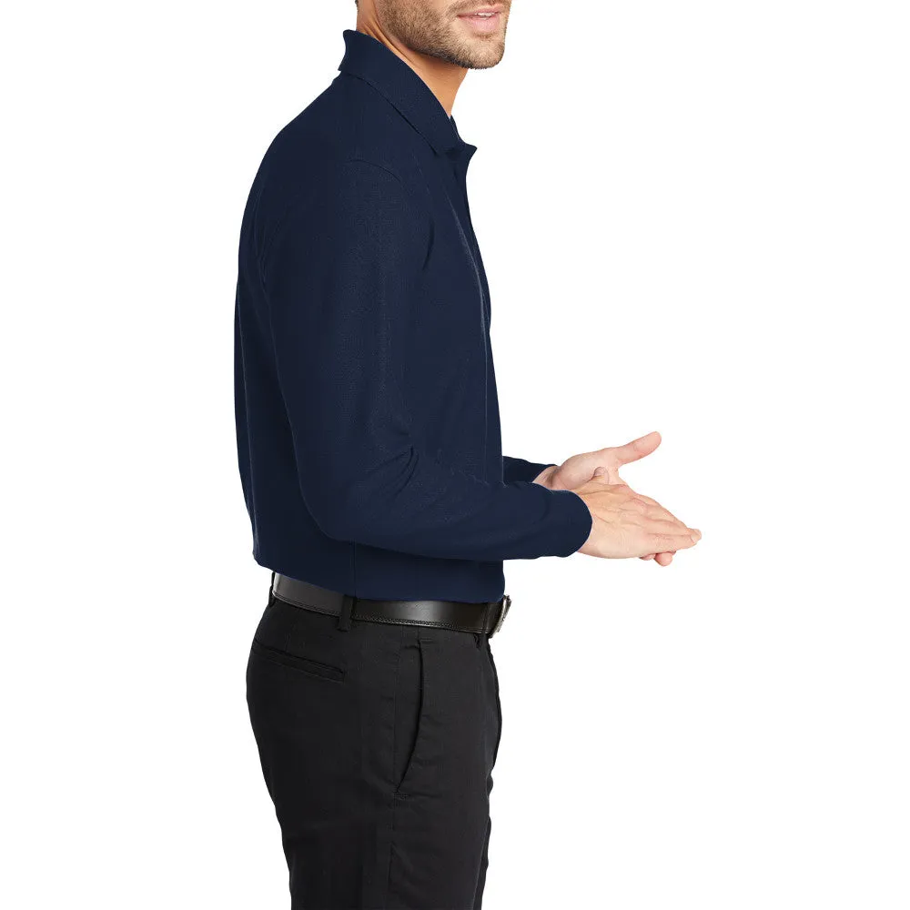 Men's Long Sleeve Core Classic Pique Polo