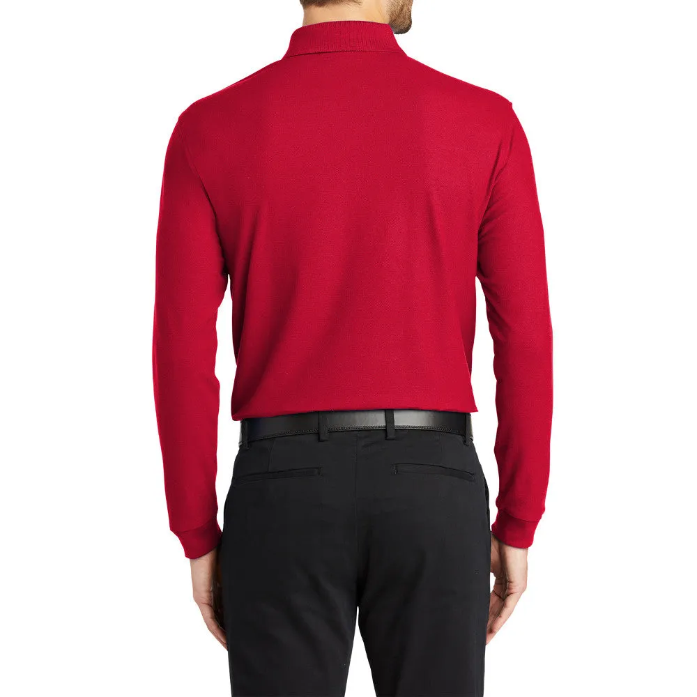 Men's Long Sleeve Core Classic Pique Polo