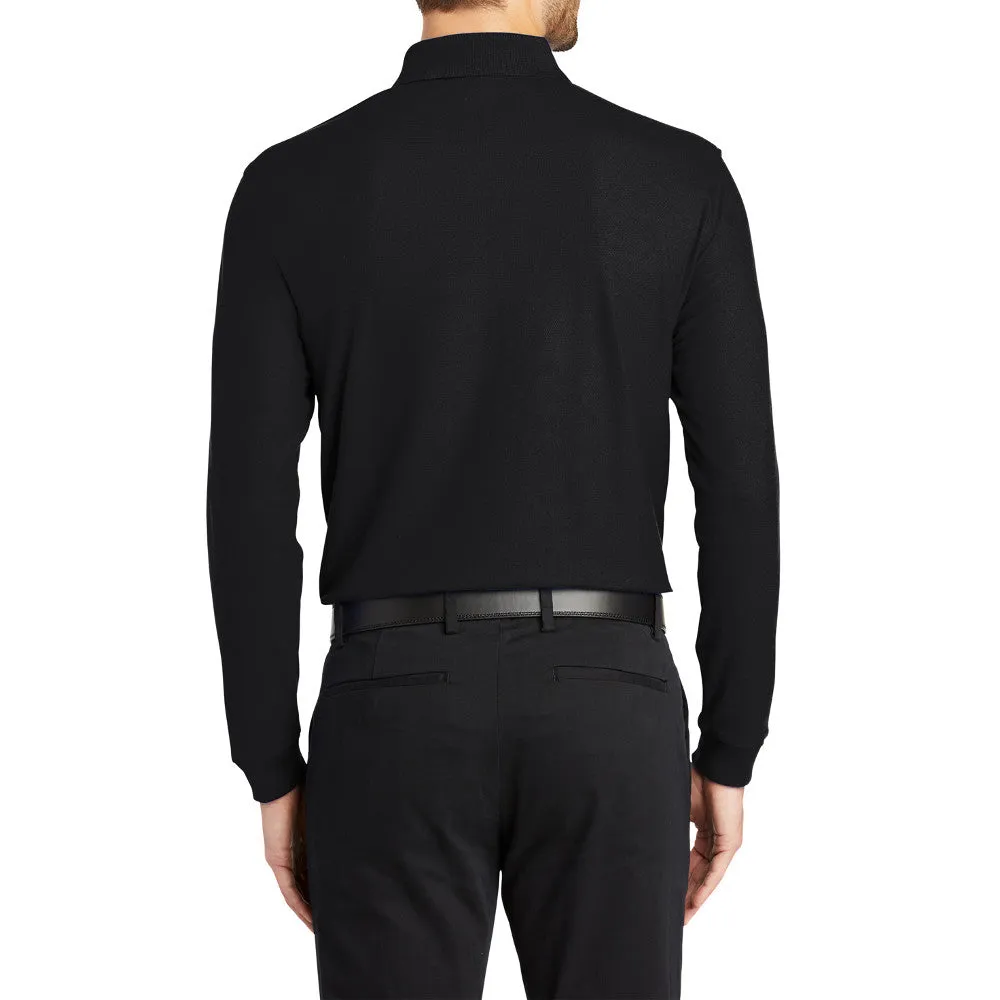 Men's Long Sleeve Core Classic Pique Polo