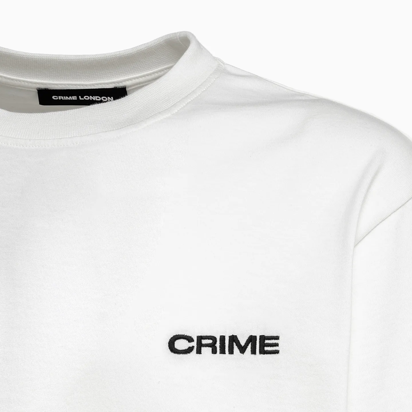 MEN'S LOOSE FIT CREW NECK T-SHIRTWHITE