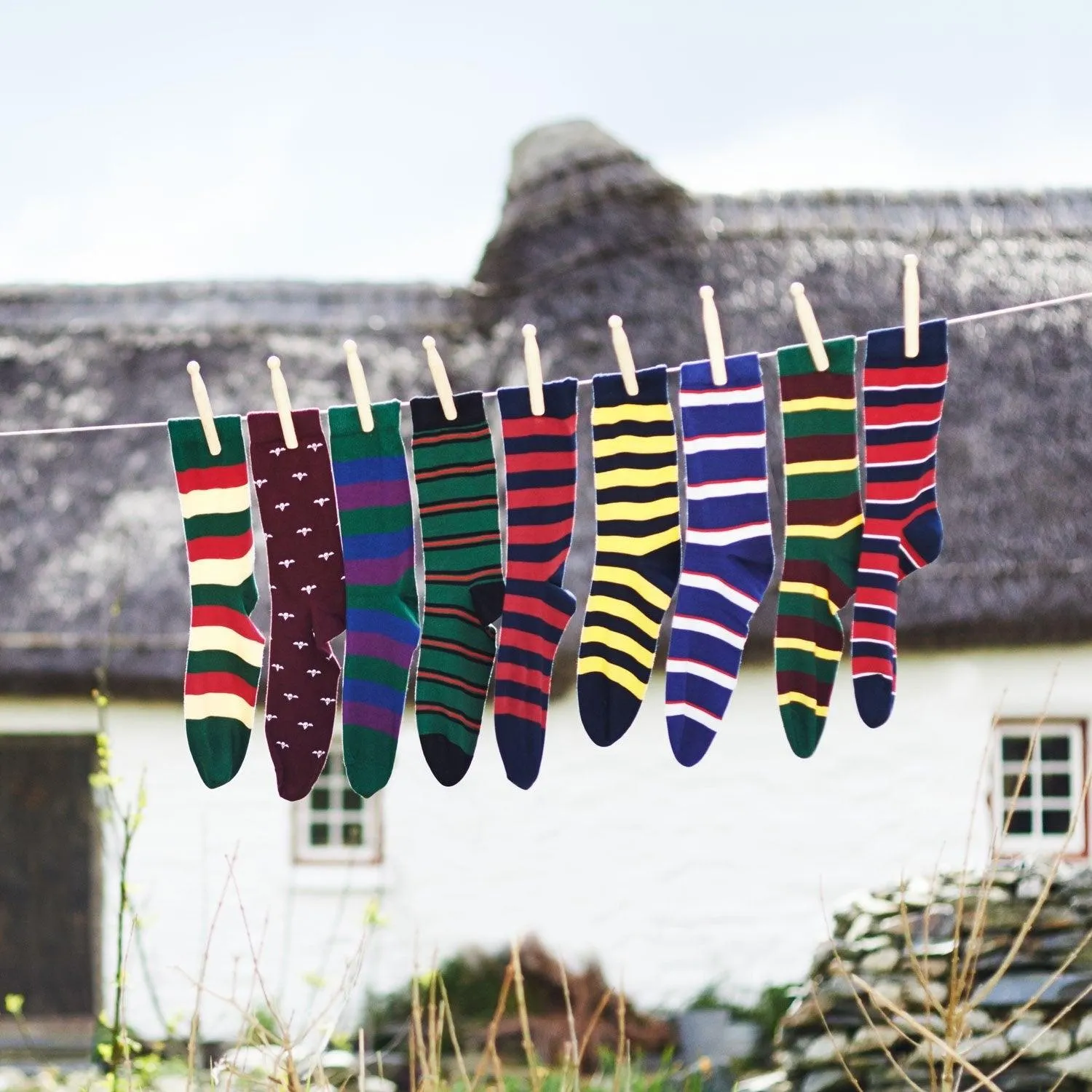 Men's Mercian Regimental Striped Cotton Socks