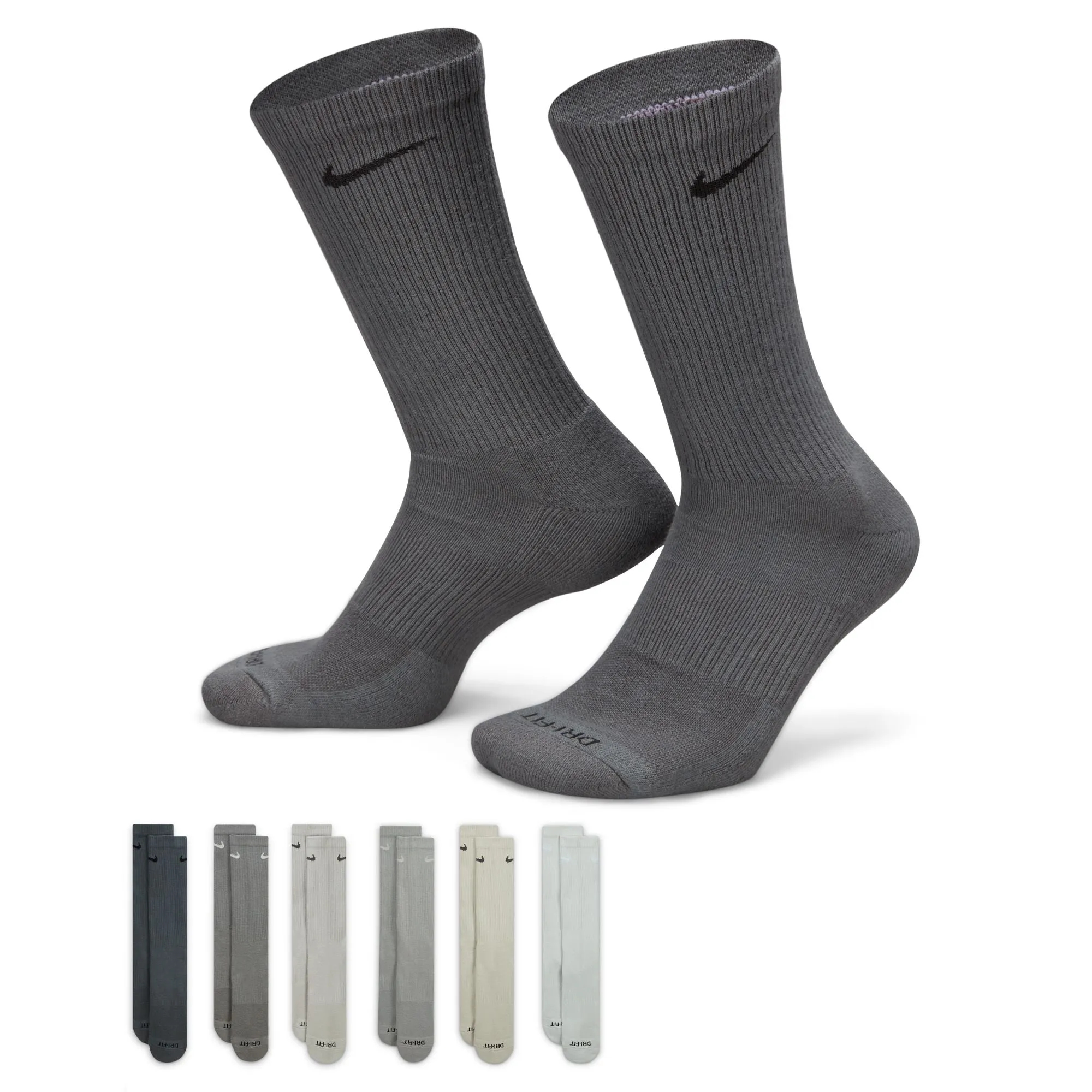 Men's Nike Everyday Cushion Crew 6-Pack Socks