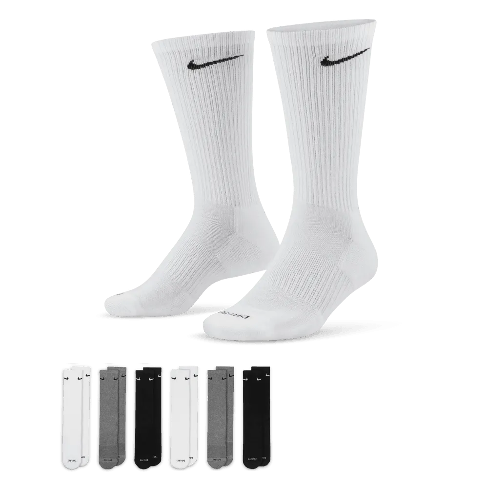 Men's Nike Everyday Cushion Crew 6-Pack Socks