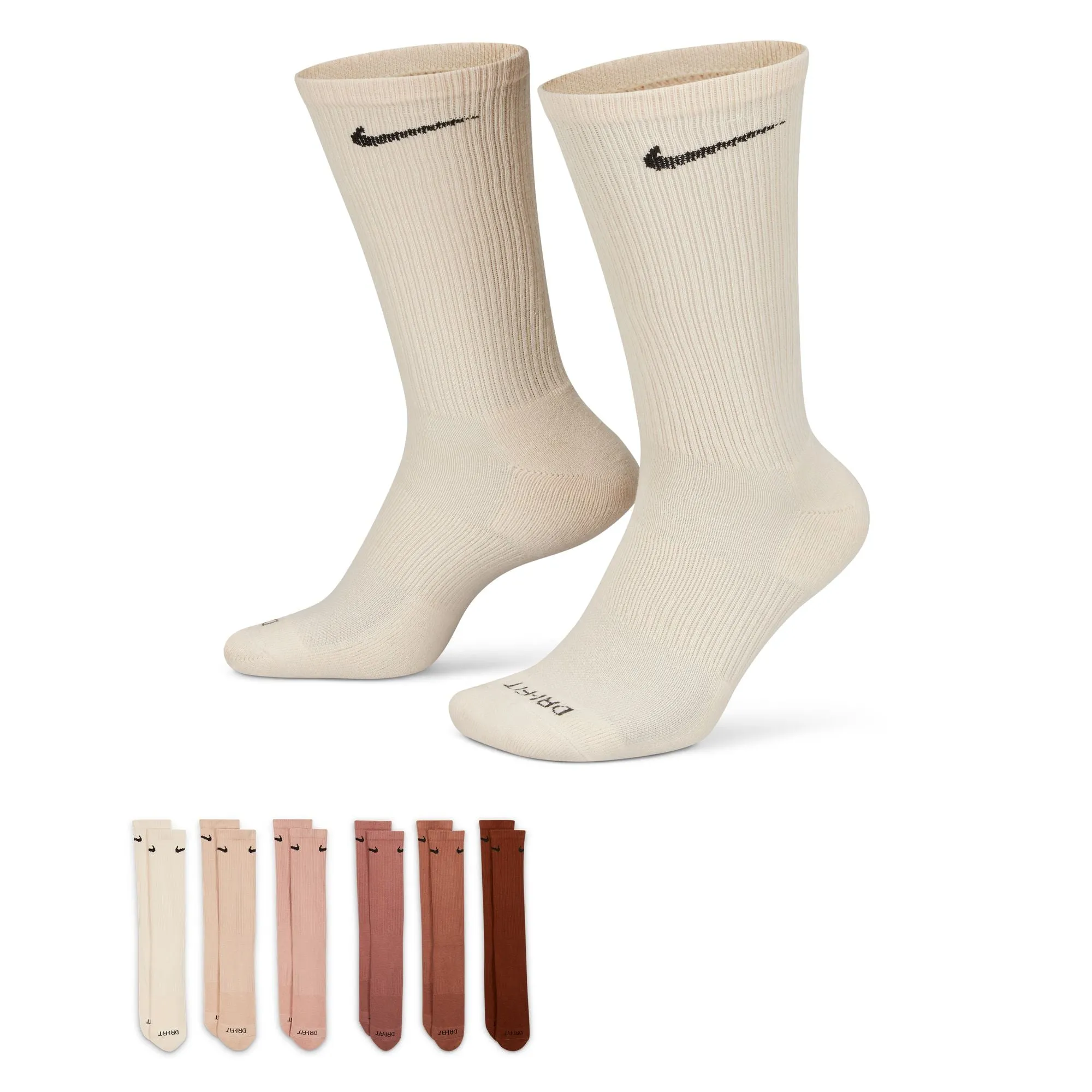 Men's Nike Everyday Cushion Crew 6-Pack Socks