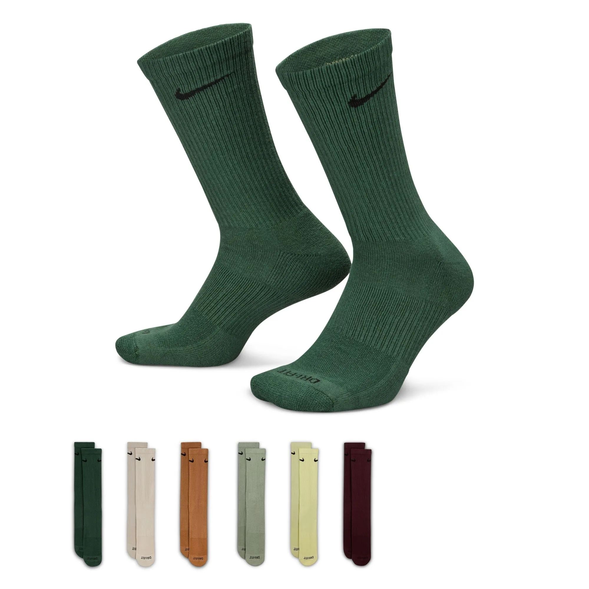 Men's Nike Everyday Cushion Crew 6-Pack Socks