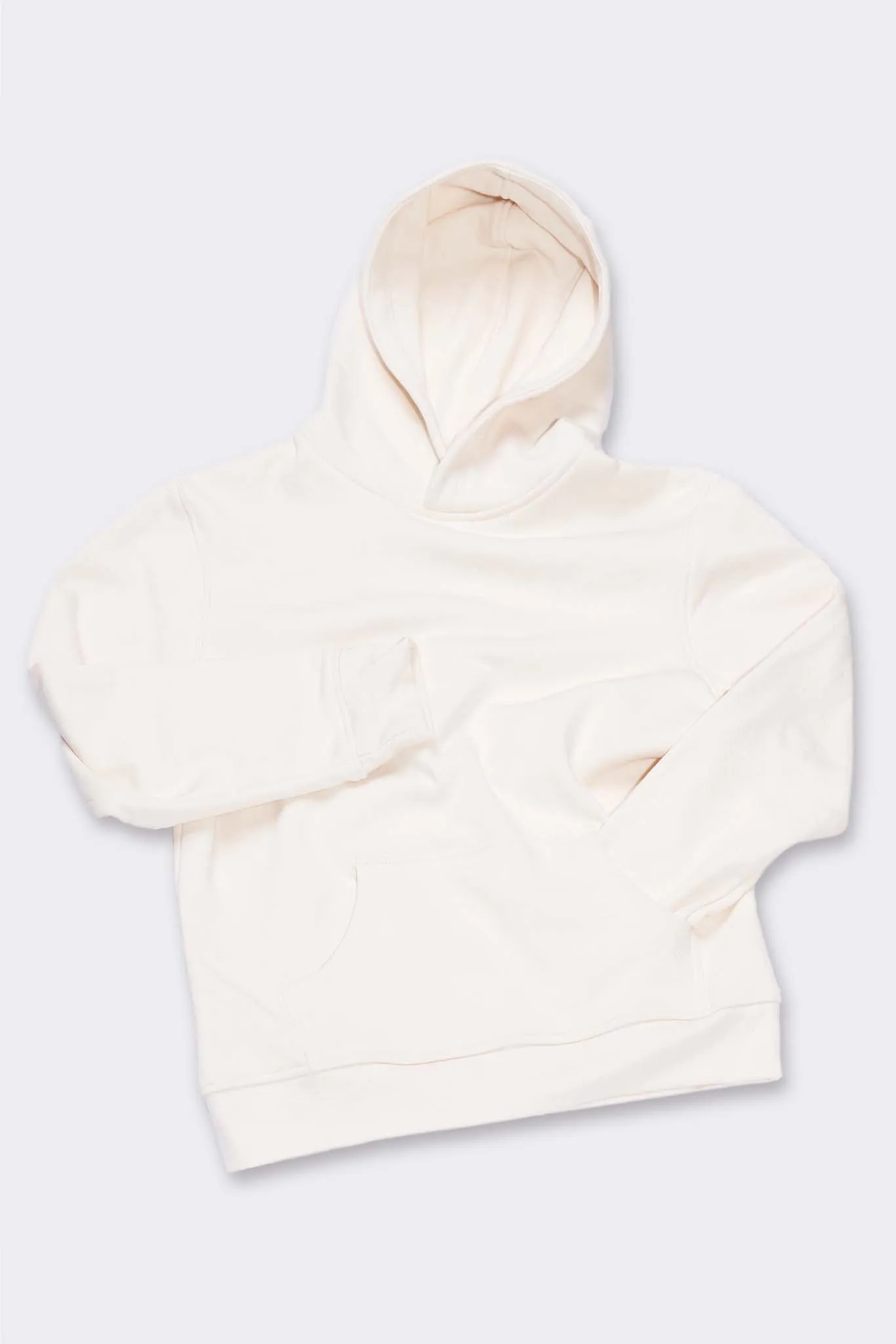 Men's Organic Hoodie Sweatshirt in Natural