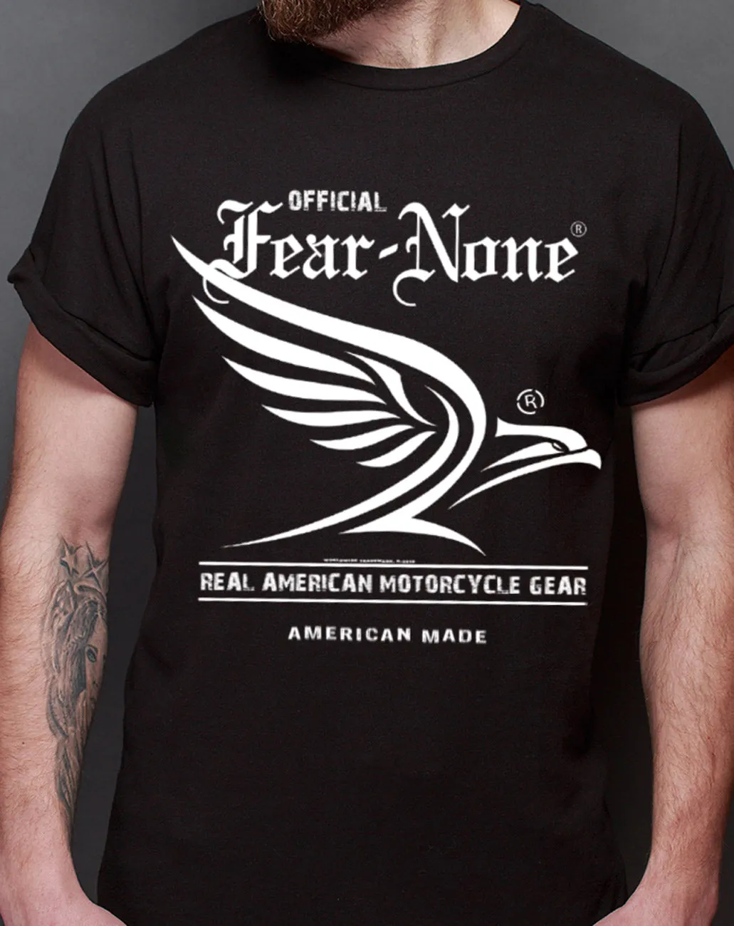 Men's "White Flowing Eagle" Rider Shirt