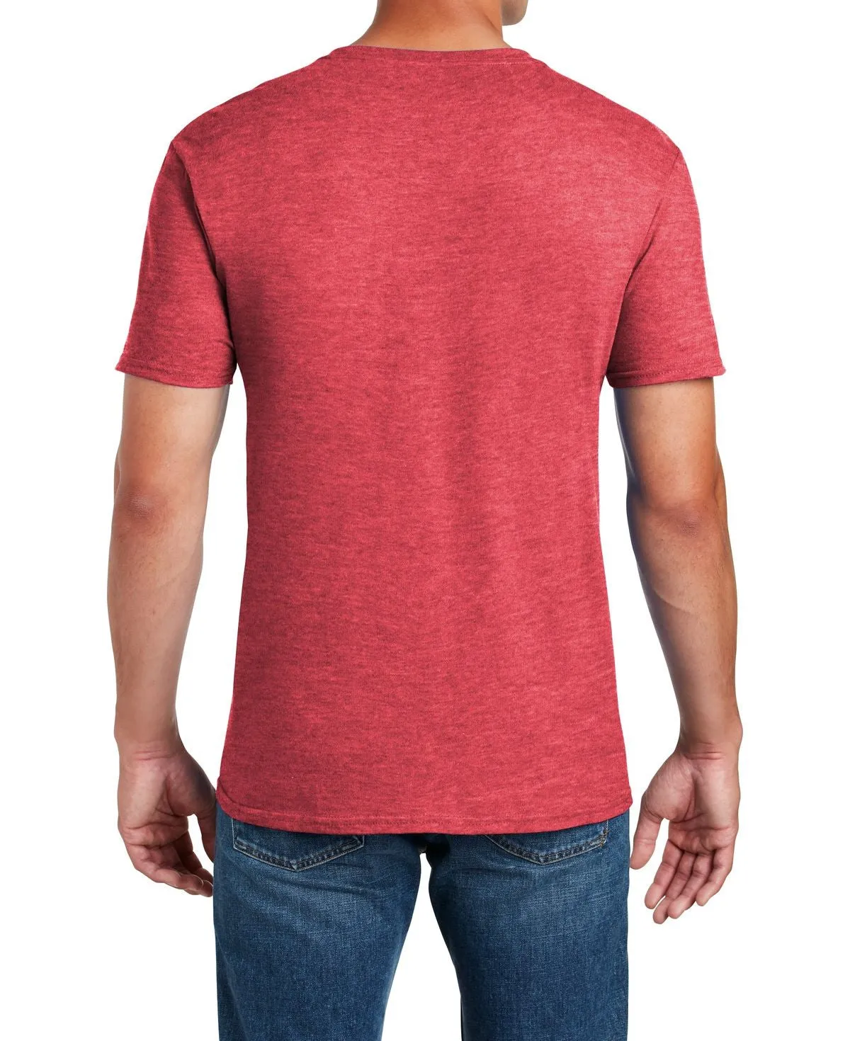 Men's Semi-Fitted Crew Neck Casual Cotton Tee