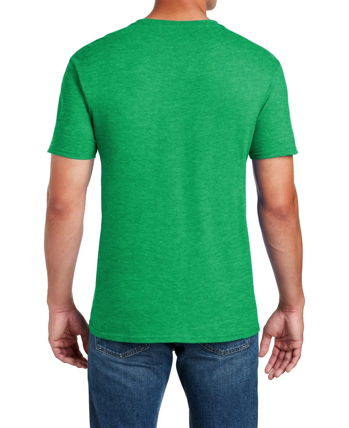 Men's Semi-Fitted Crew Neck Casual Cotton Tee