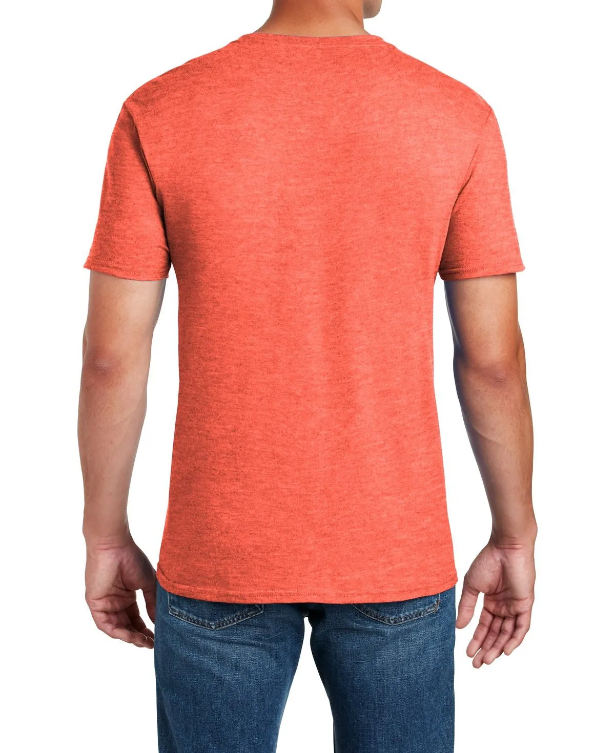 Men's Semi-Fitted Crew Neck Casual Cotton Tee