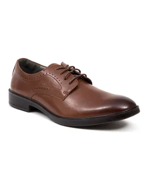 Men's shoes metro memory foam water repellent classic fashion dress comfortable oxford shoes DEER STAGS ,  brown