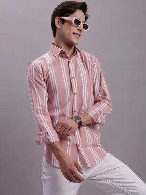 Men's Striped Casual Shirt