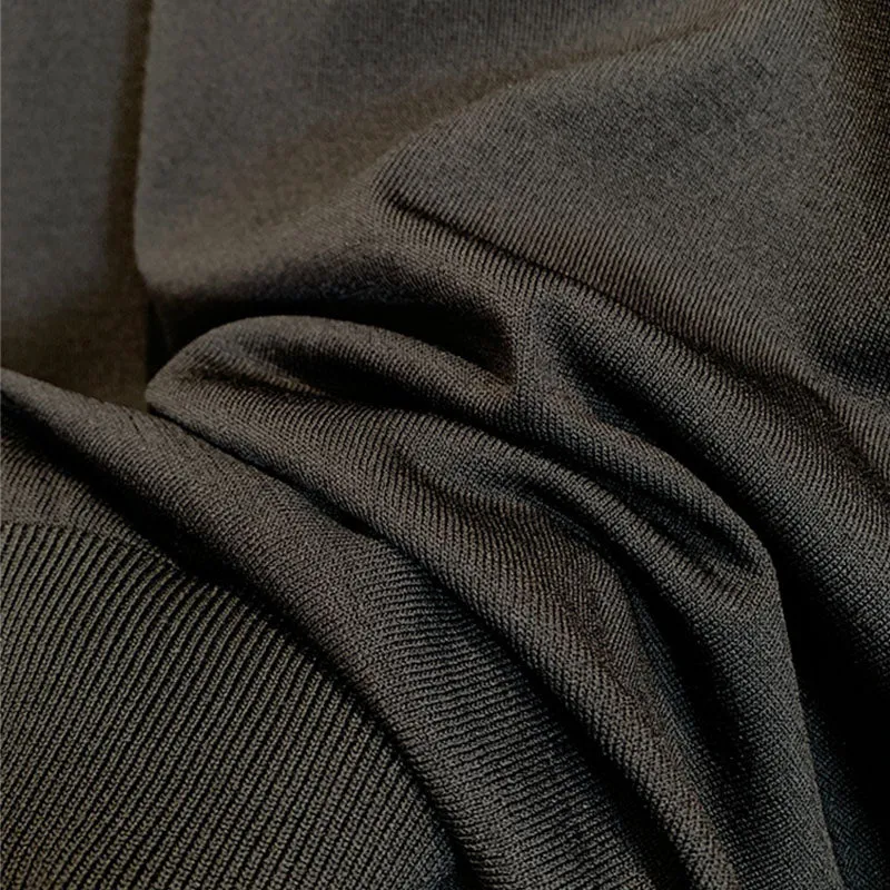 Men's Summer Slim Fit Short Sleeve Knit T-Shirt