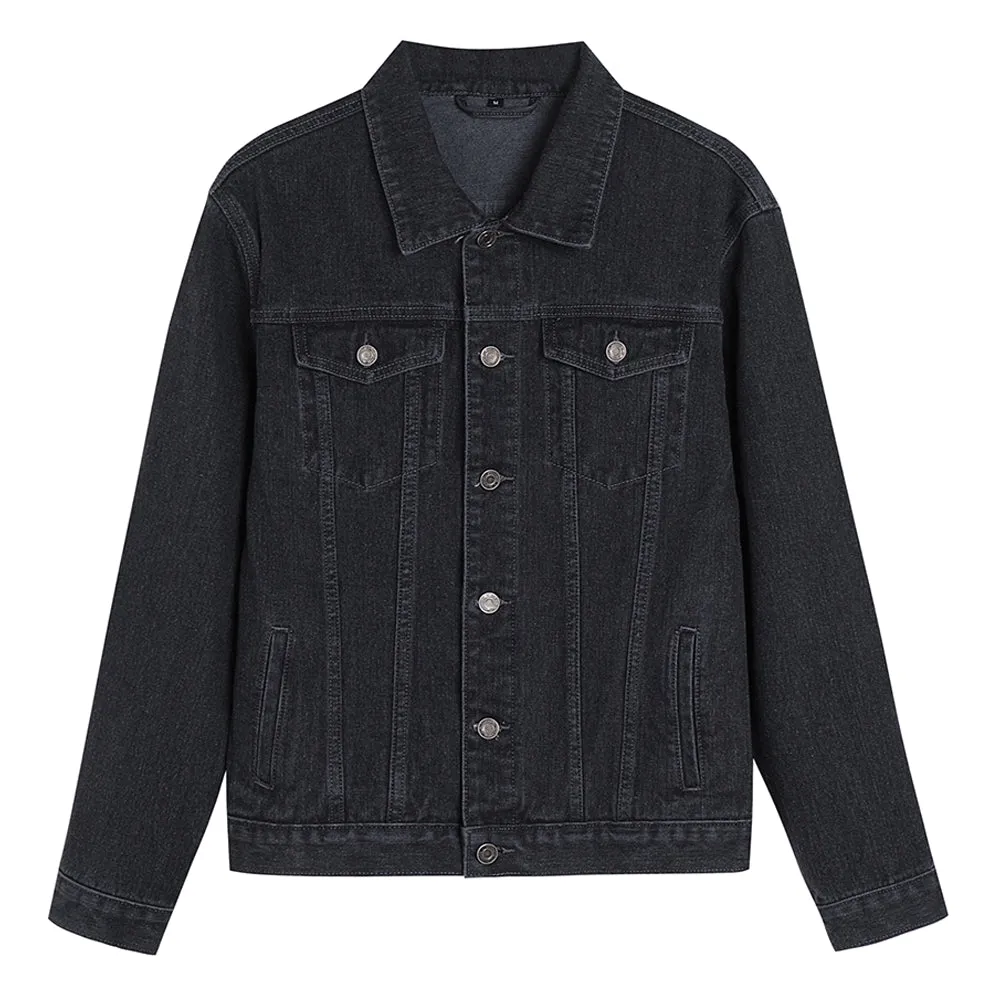 Mens Vintage Cartoon Prints Built For Speed Denim Jacket