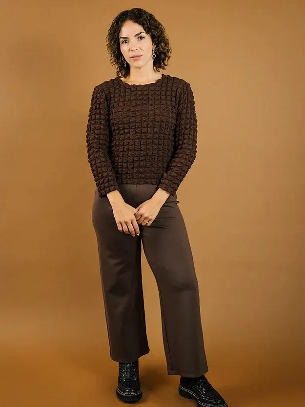 Mercedes Morin Flare Pants (Brown)