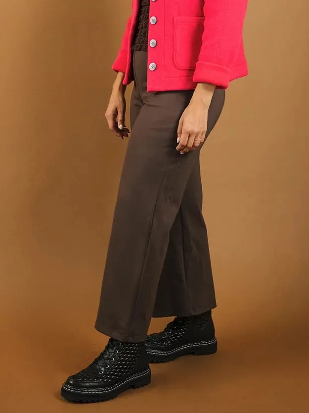 Mercedes Morin Flare Pants (Brown)