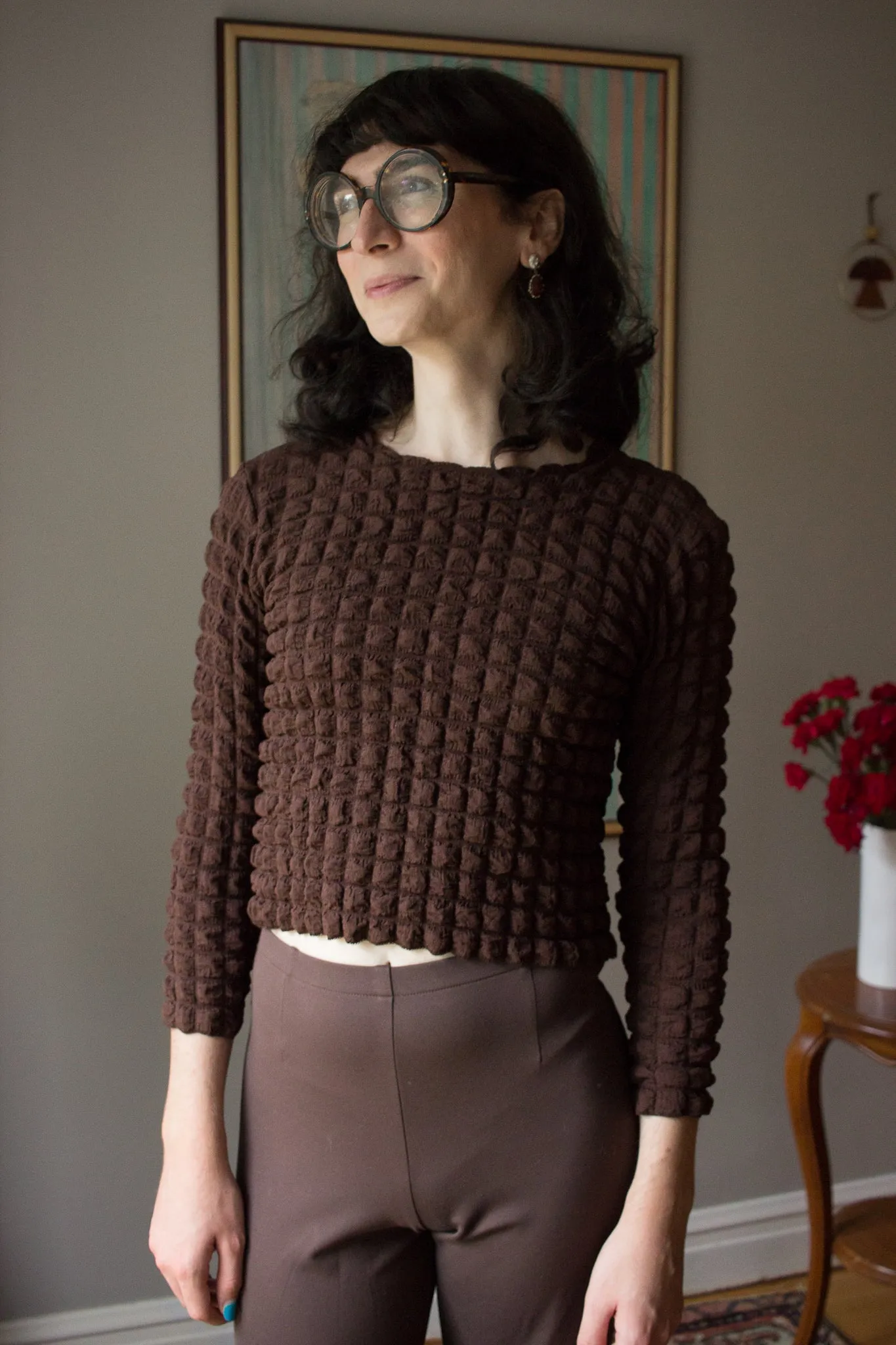 Mercedes Morin Flare Pants (Brown)