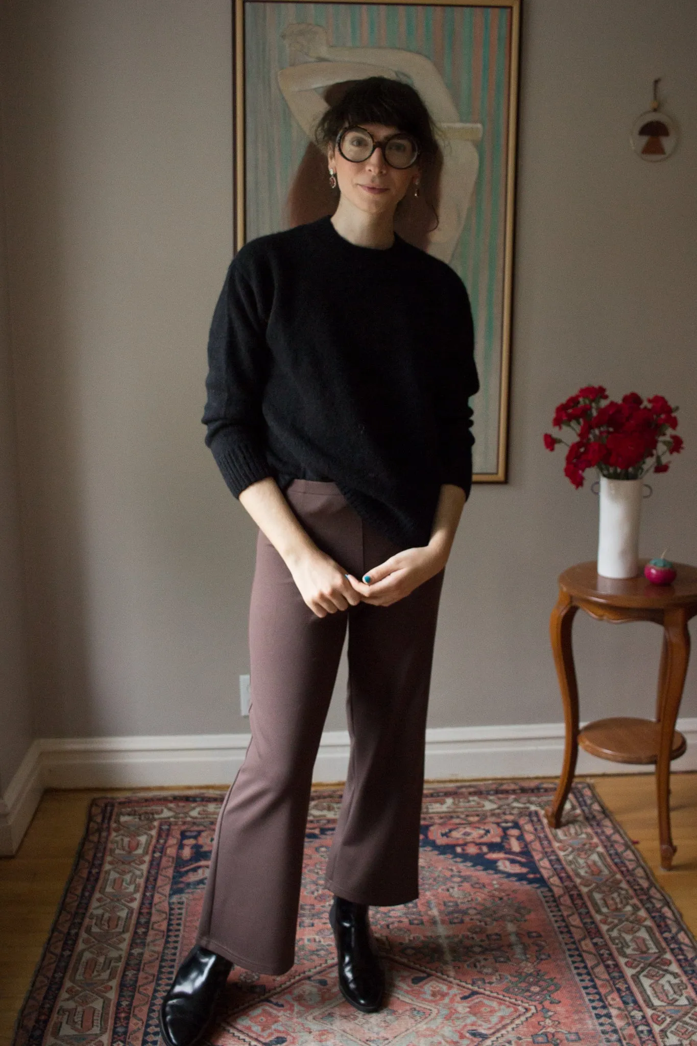 Mercedes Morin Flare Pants (Brown)