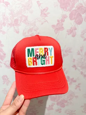 ‘Merry and Bright’ Trucker Hat