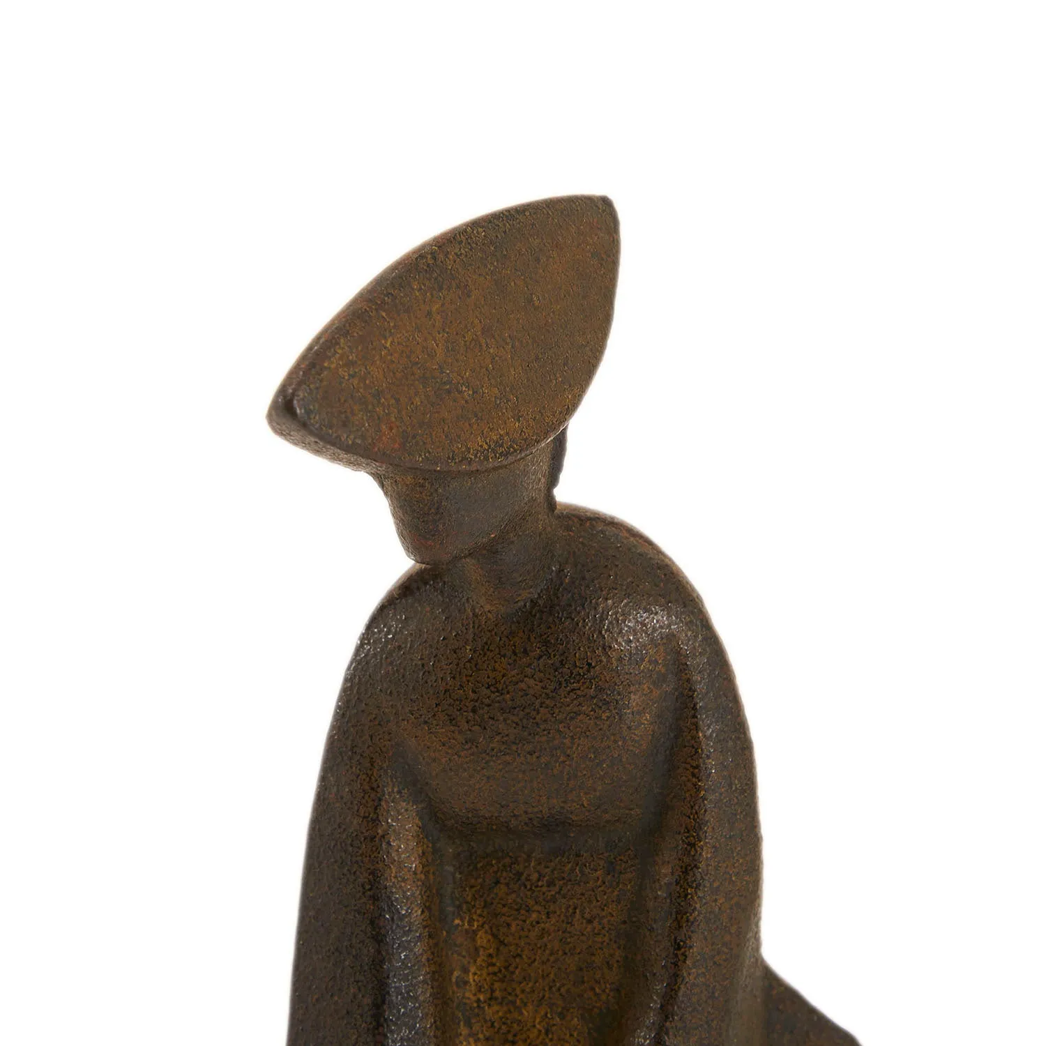 Metal Elegant Woman Statuette (A D)