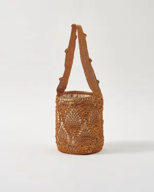 Metal Threads Verdi Pineapple Bag, Copper