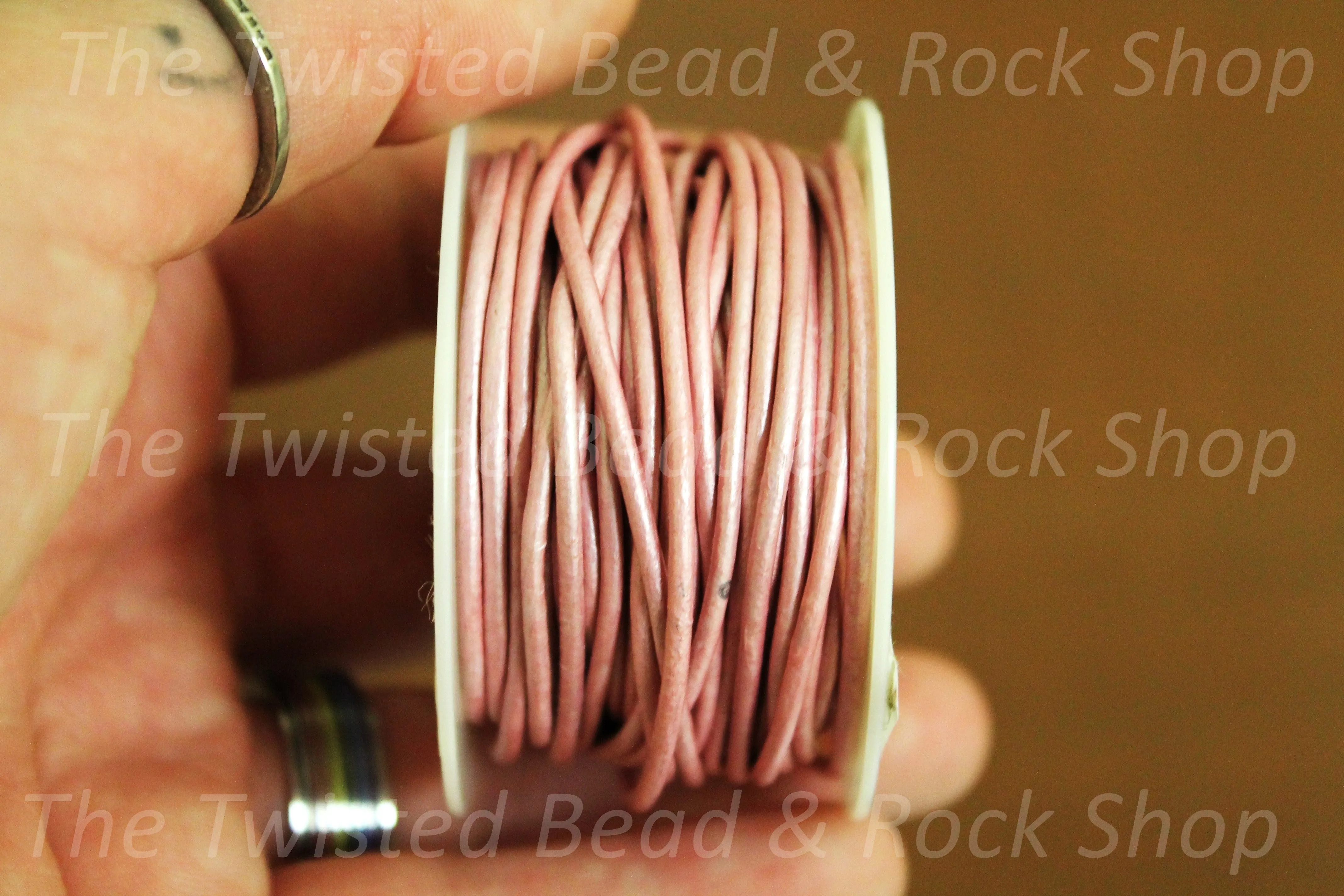 Metallic Mystic Pink Leather