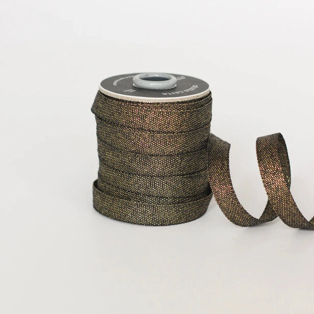 Metallic Woven Cotton Ribbon Spool