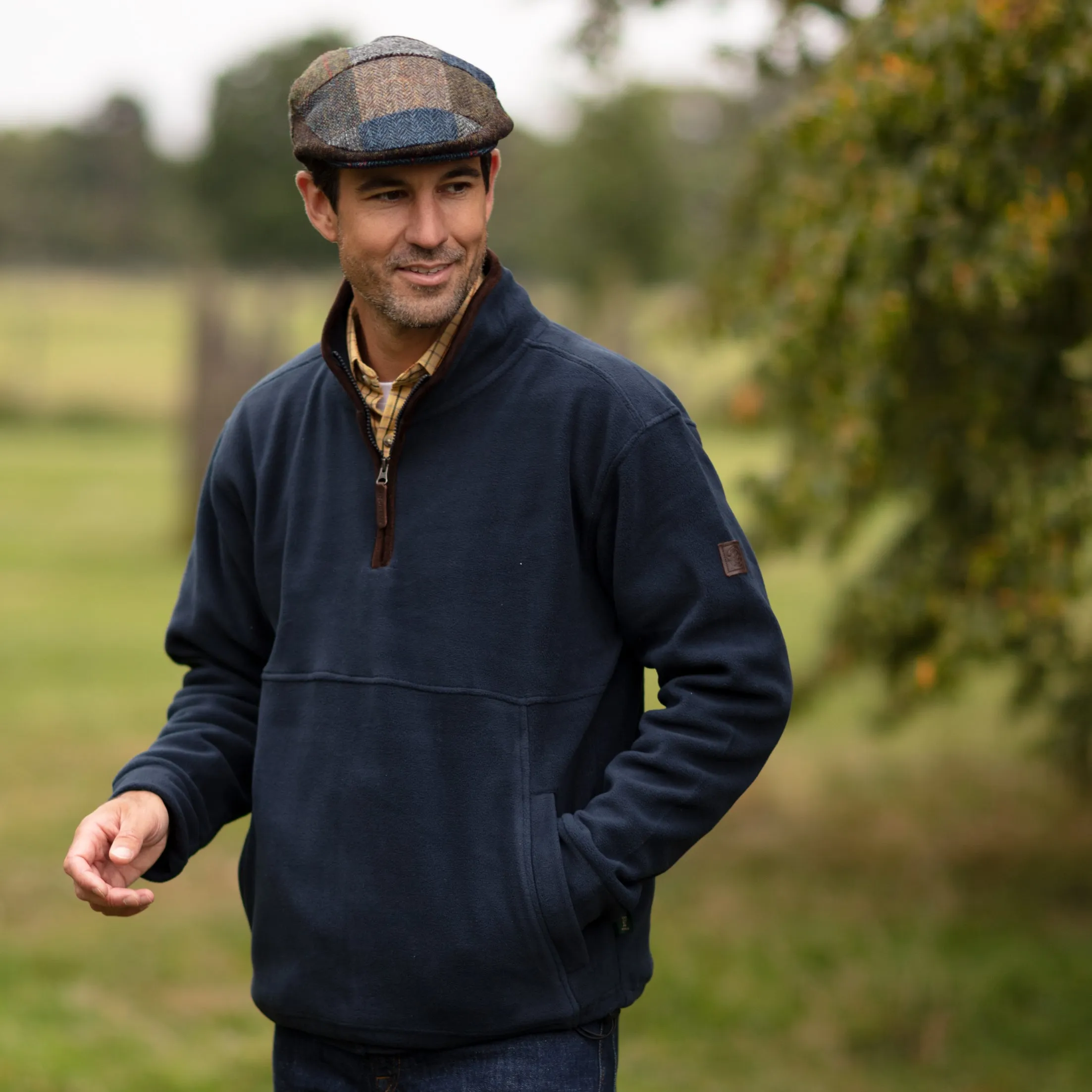 MF101 - Men's Half Zip Fleece - NAVY