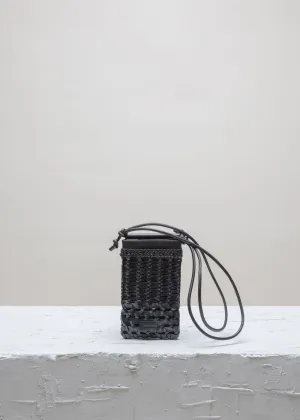 MIA Black Twill Cross-body Pouch