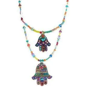 Michal Golan Deep Bright Hamsa Necklace
