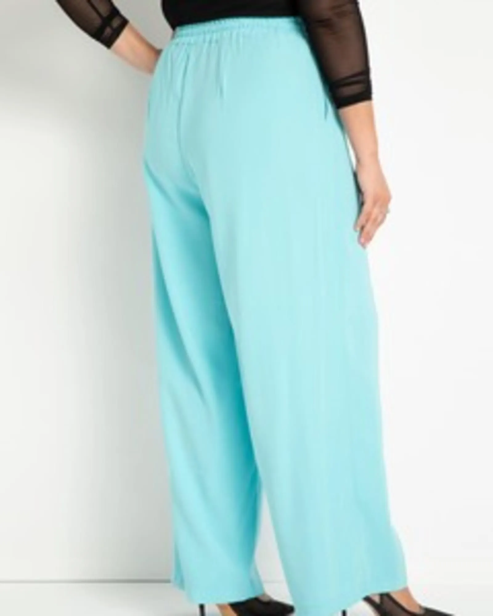 Michelle Lace Up Waistband Pant | Barbados Beach