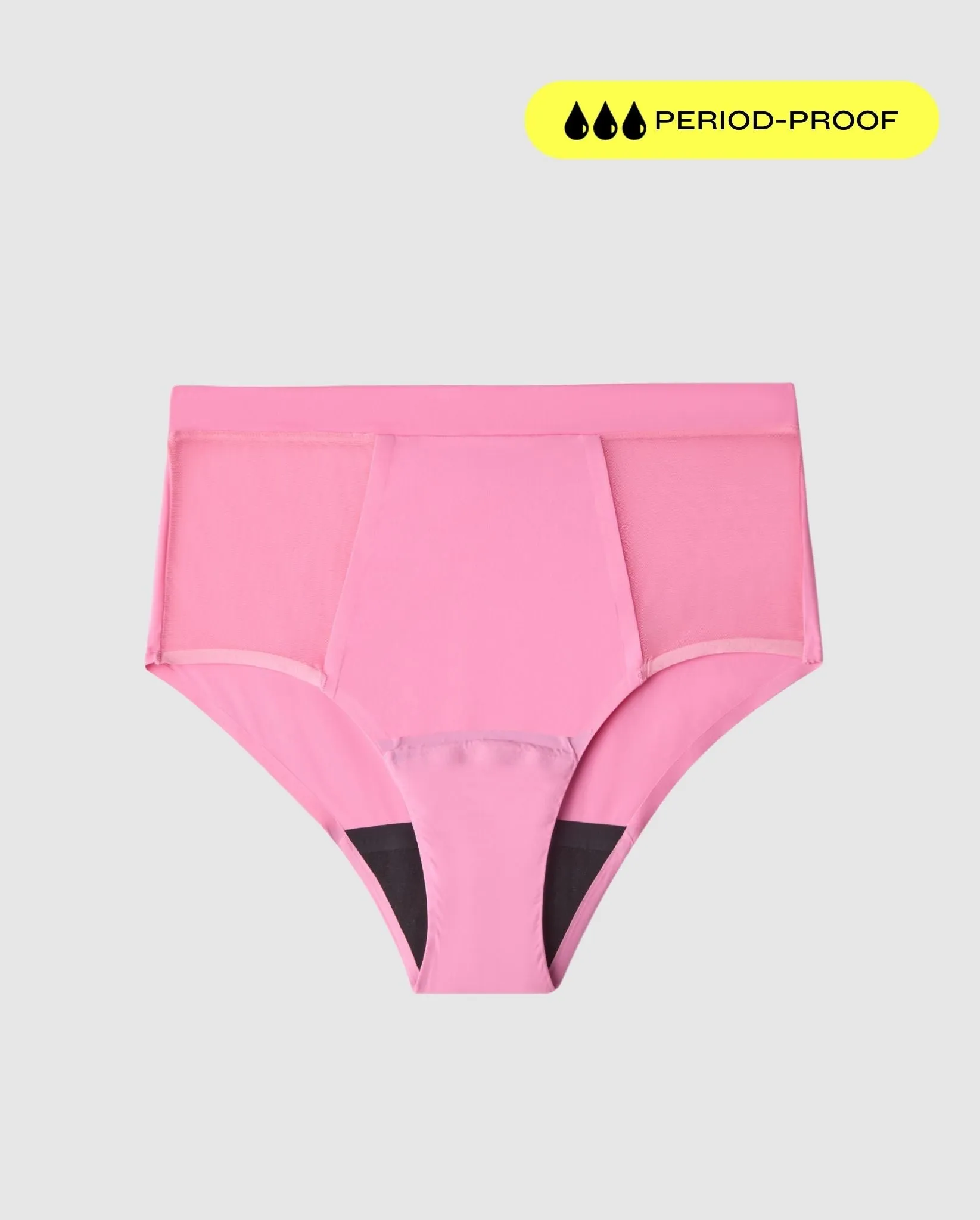 Micro Period Highwaist Briefs Candy Pink