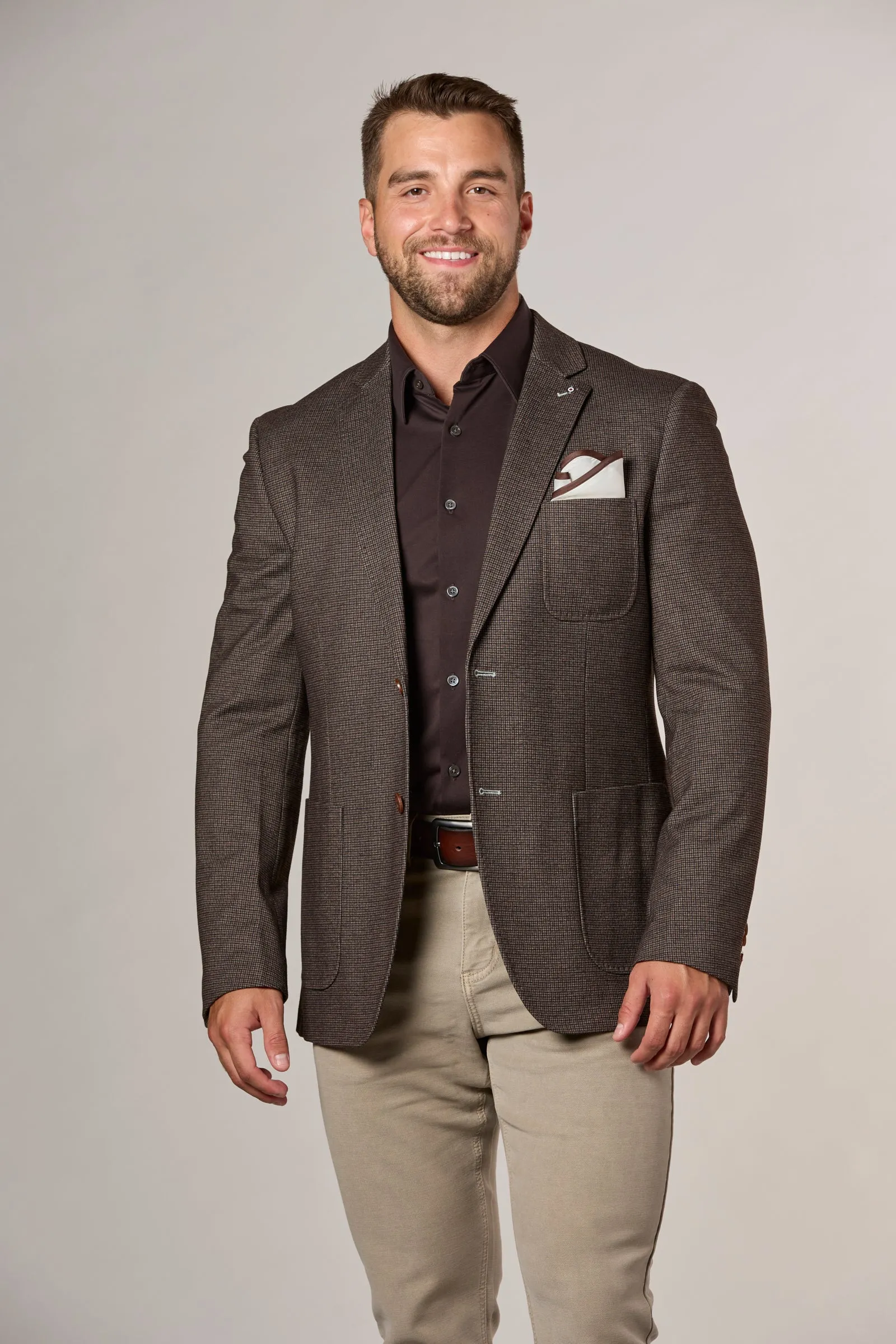 Microcheck Fashion Blazer