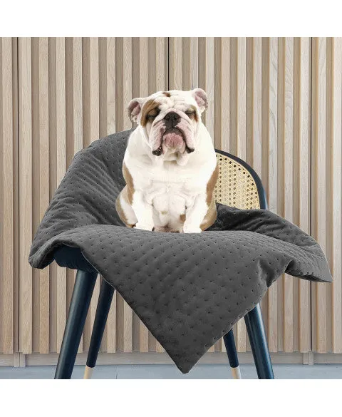 Milk & Pepper Velvet Opera Plaid Blanket