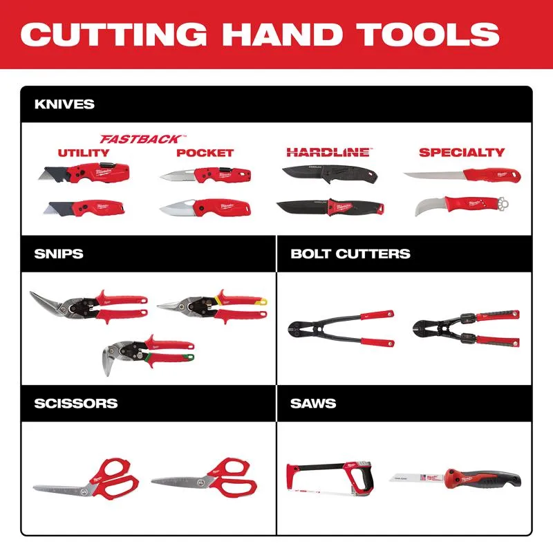 Milwaukee 5 in. Sliding Compact Utility Knife Red