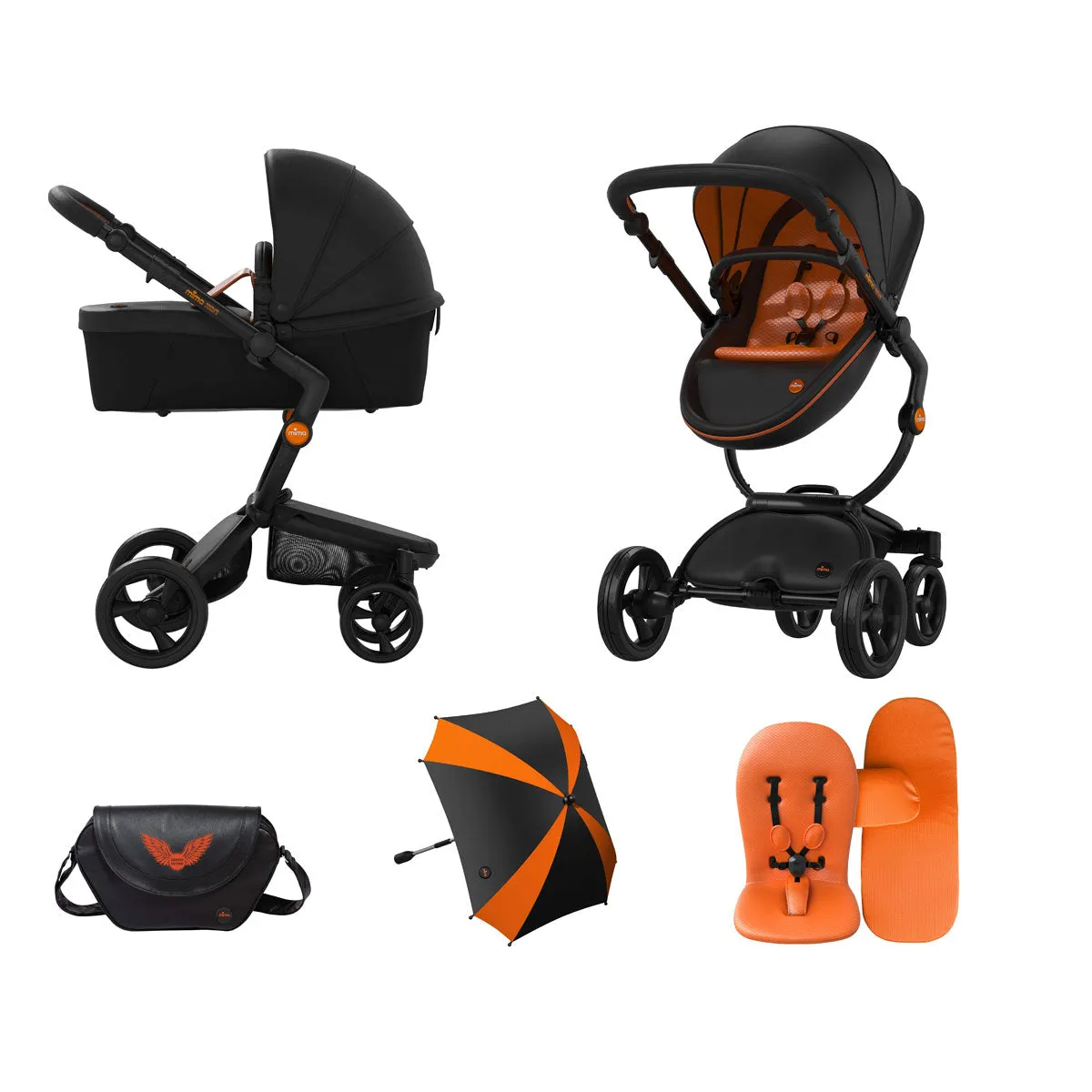 Mima Xari Complete Stroller - Rebel Limited Edition "Open Box"