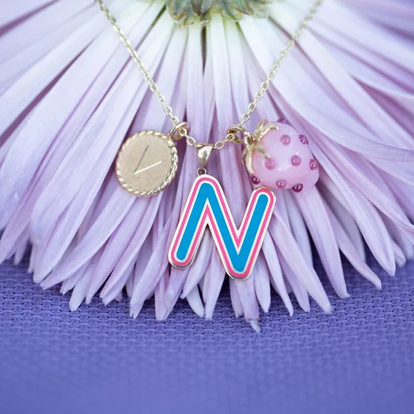 Mini Imperial Disc Pendant Necklace