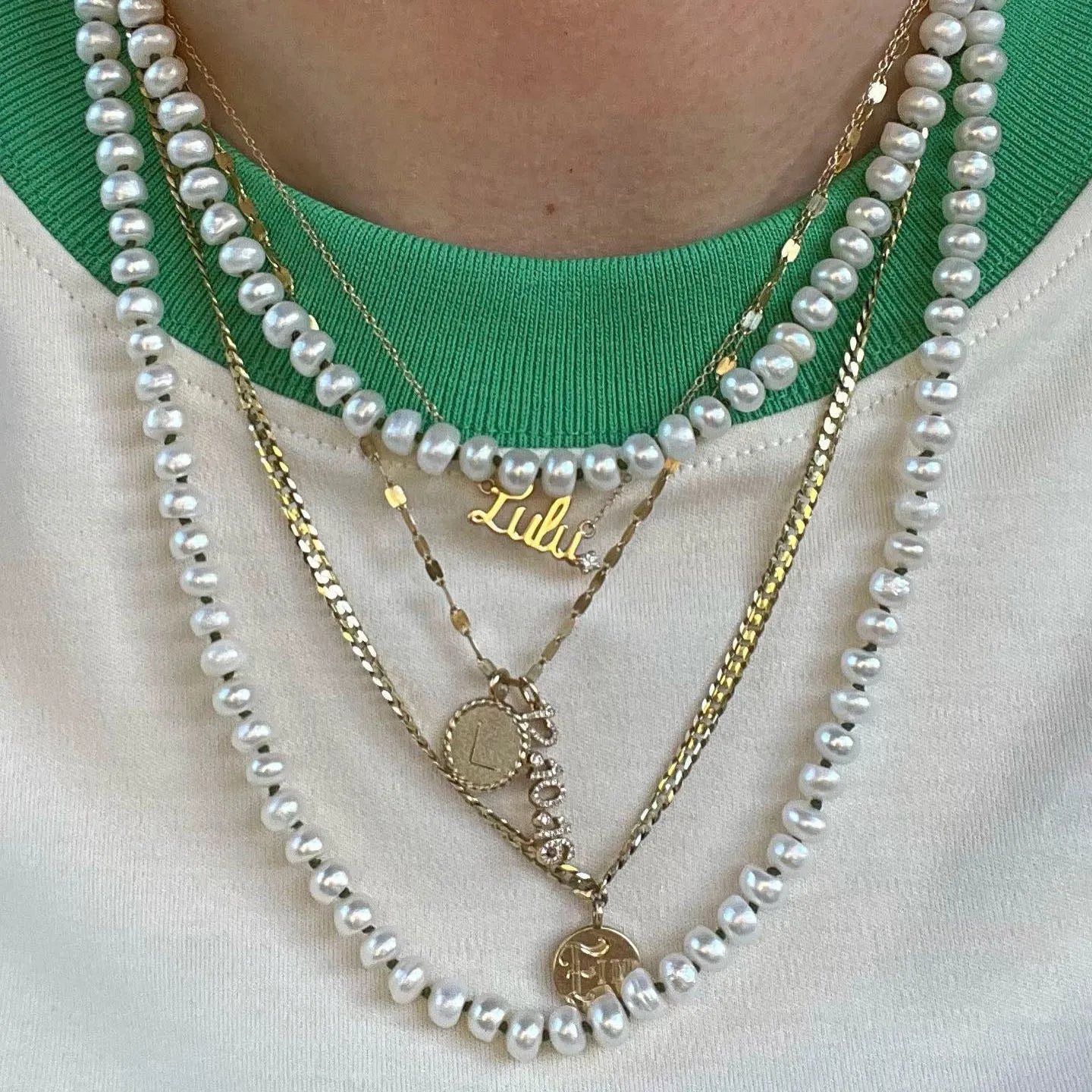 Mini Imperial Disc Pendant Necklace