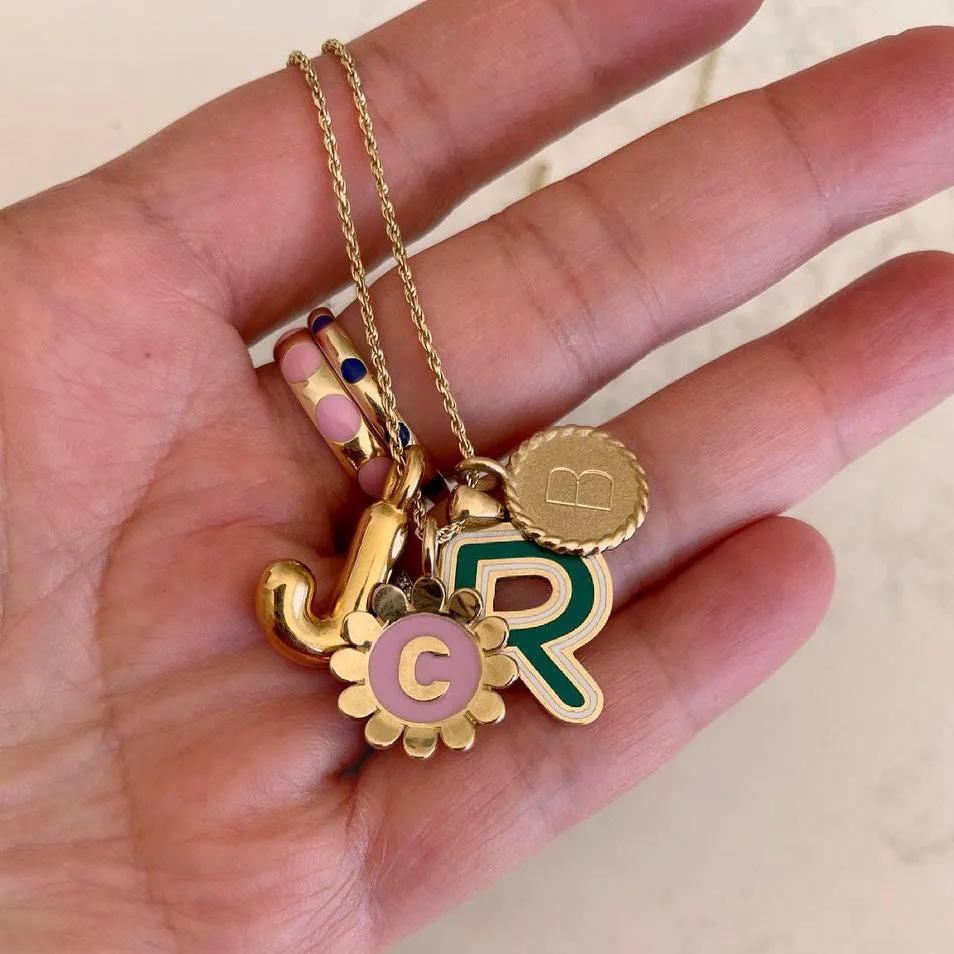 Mini Imperial Disc Pendant Necklace