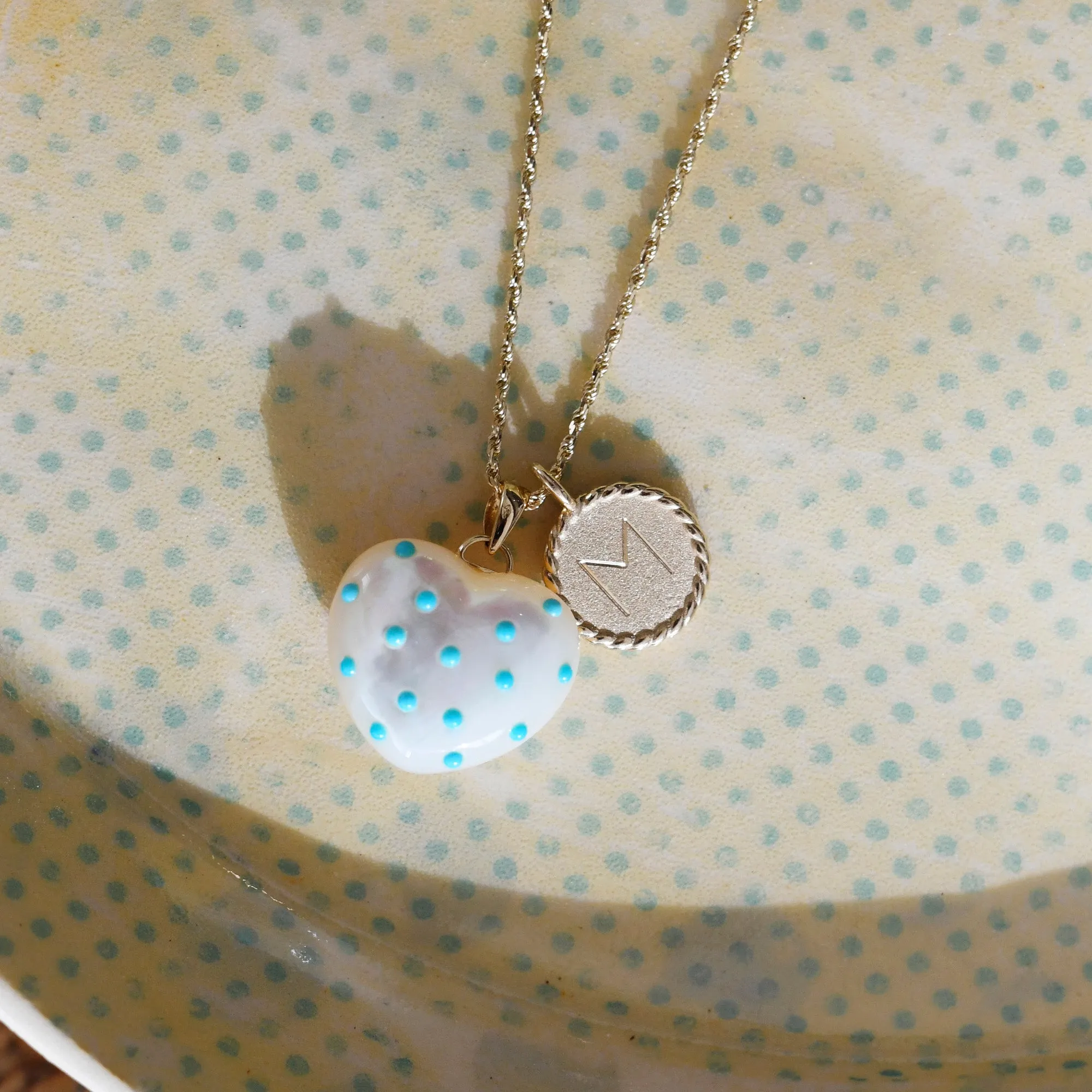 Mini Imperial Disc Pendant Necklace