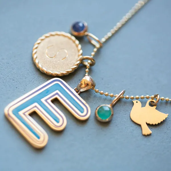 Mini Imperial Disc Pendant Necklace
