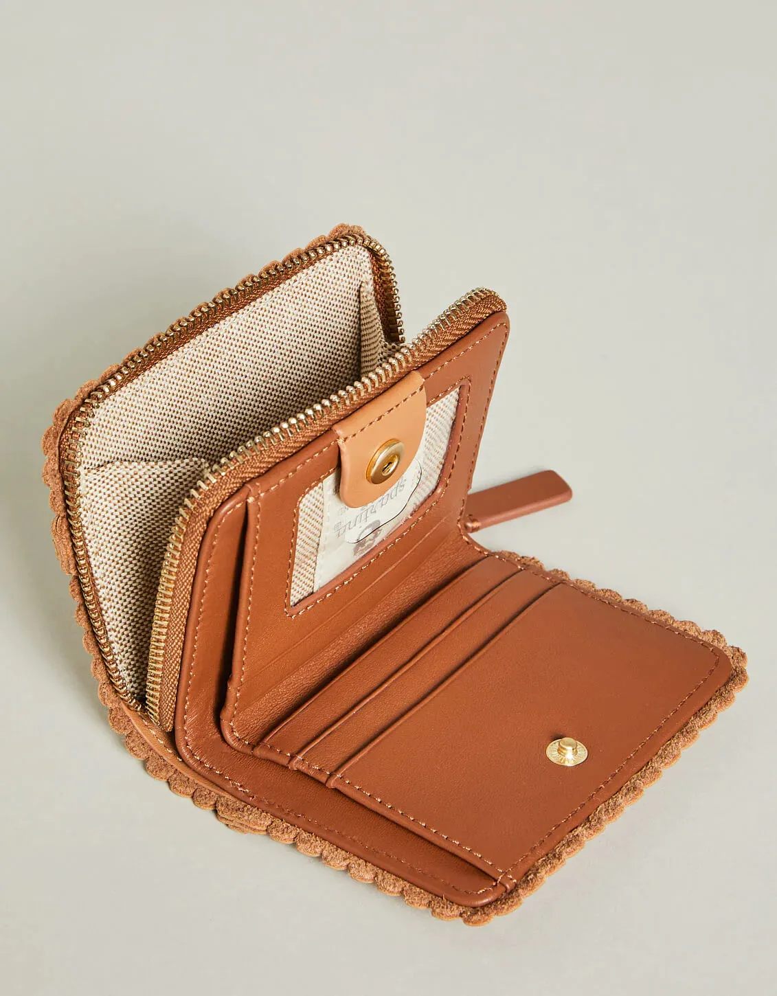 Mini Wallet Pecan/Almond