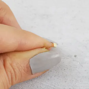 Minimal cube Piercing (single) - 14K/ 18K Gold