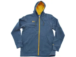 Minnesota Gophers Under Armour Gray with Back Logo Zip Up Hooded Jacket (L)