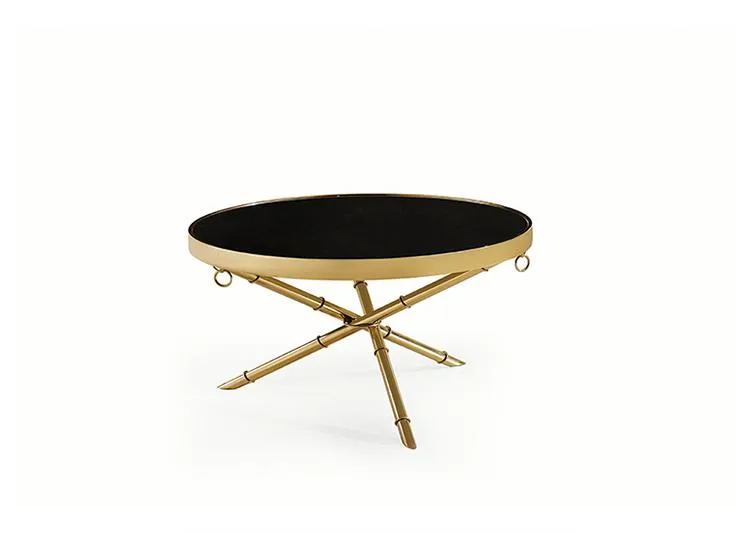 Mirror Gold Cocktail Table